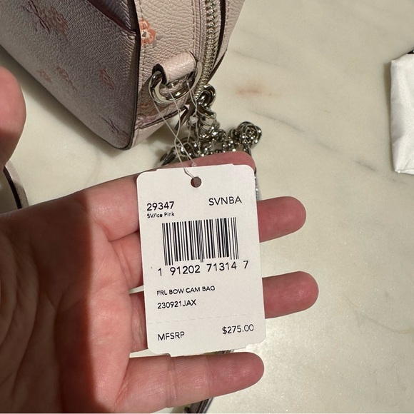 Coach Pink Floral Crossbody Bag - Picture 5 of 15